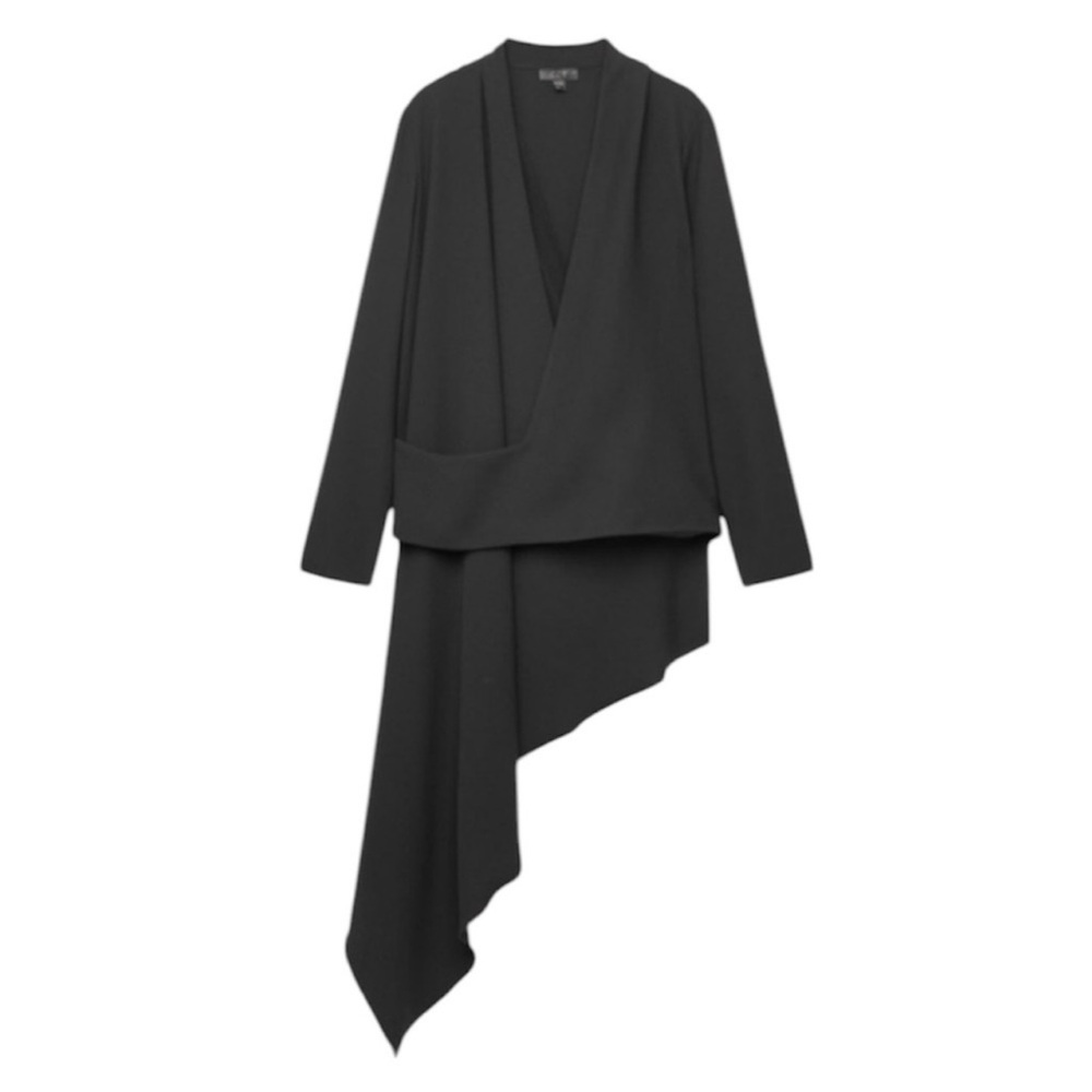 COS Black Asymmetrical Jacket